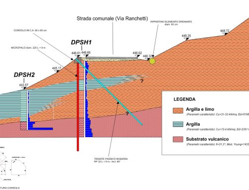 Progetto preliminare di sistemazione di un dissesto idrogeologico